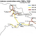 Carreteras construidas entre 1906 a 1930